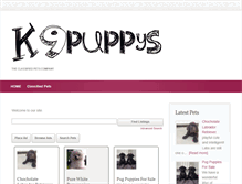 Tablet Screenshot of k9puppys.co.uk